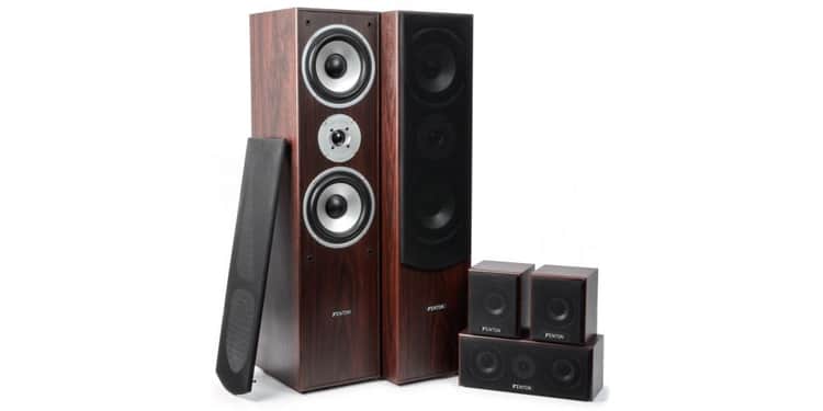 Fenton 100333 sistema home theatre 5.0 nogal