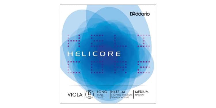 D´addario h412 cuerda helicore re (d) para viola, tensión media