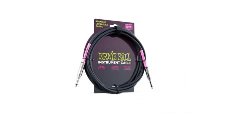 Ernie ball 6048 cable ultraflex jack a jack 2.5 m. negro