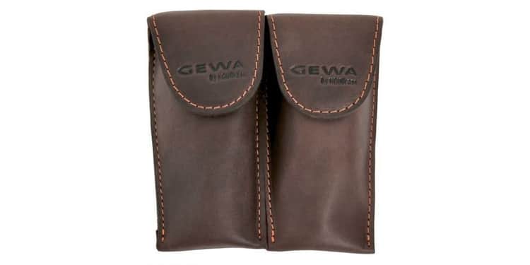 Gewa funda para boquilla crazy horse trompete doble, marrón 720014