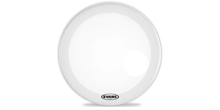 Evans 20 eq3 reso smoth white parche de bombo bd20rsw