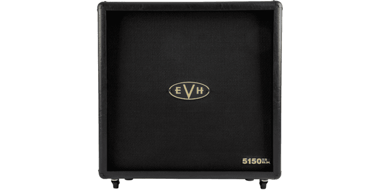 Evh 5150 iiis el34 4 x 12 cabinet black y gold. pantalla para guitarra eléctrica