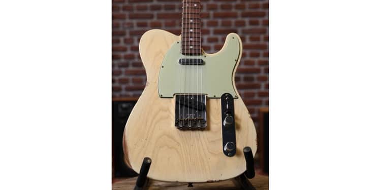 Fender custom shop 1964 telecaster relic rw natural blonde