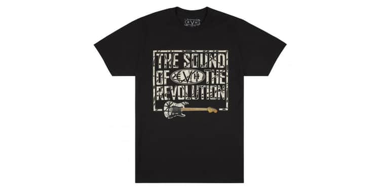 Evh revolution tee black talla s