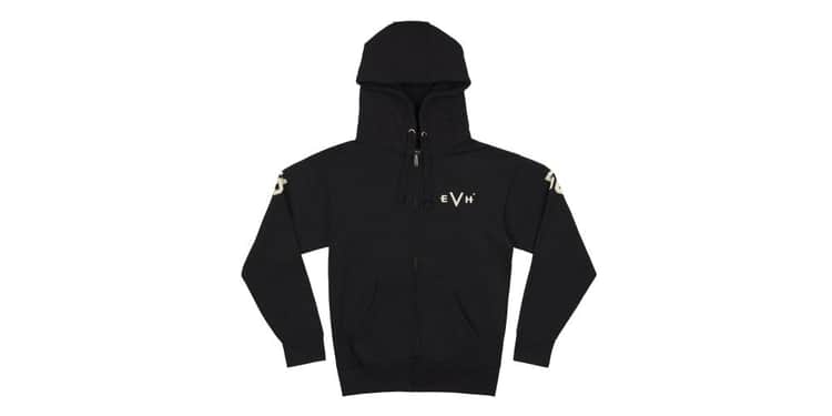 Evh 5150 zip hoodie negra talla s