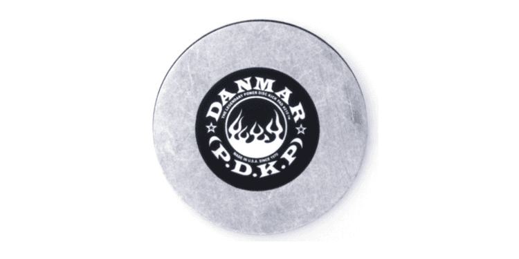 Danmar percussion metal kick bass drum disc refuerzo de parche de bombo