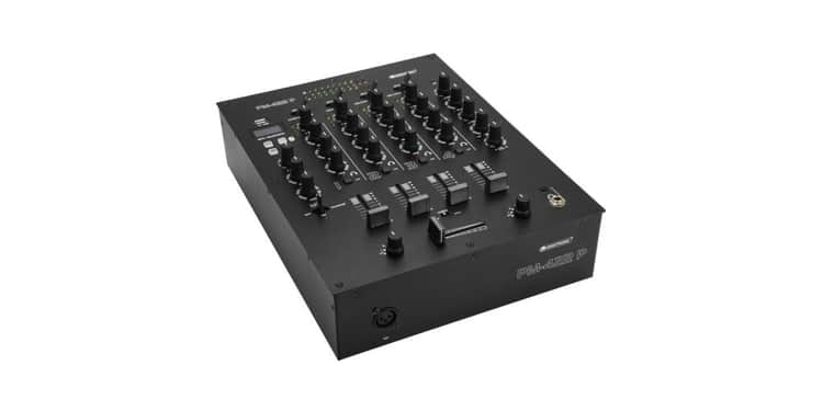 Omnitronic pm-422p mezclador dj 4 canales con bluetooth y reproductor usb