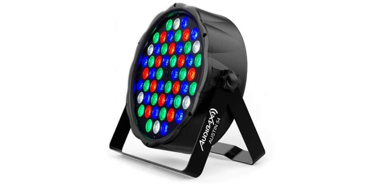 Audibax austin 54 foco led par 54 leds x 1w rgbw flat dmx