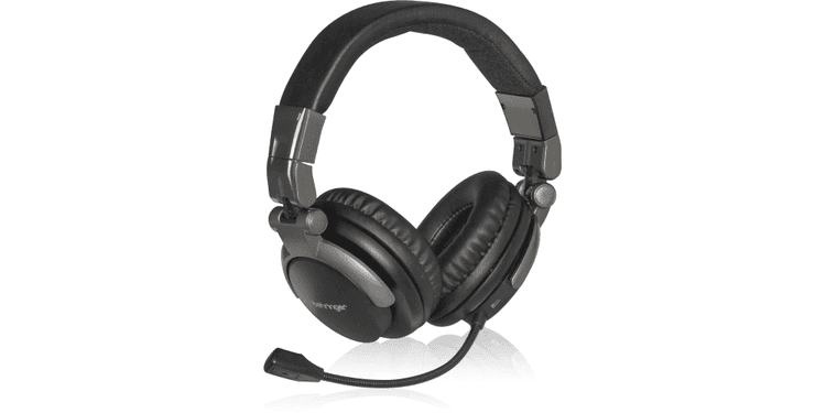 Behringer bb 560m auriculares bluetooth con micrófono para teletrabajo, locutores, podcasters, laboratorios de música