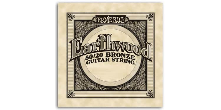 Ernie ball1422 earthwood bronze cuerda para guitarra acustica 022