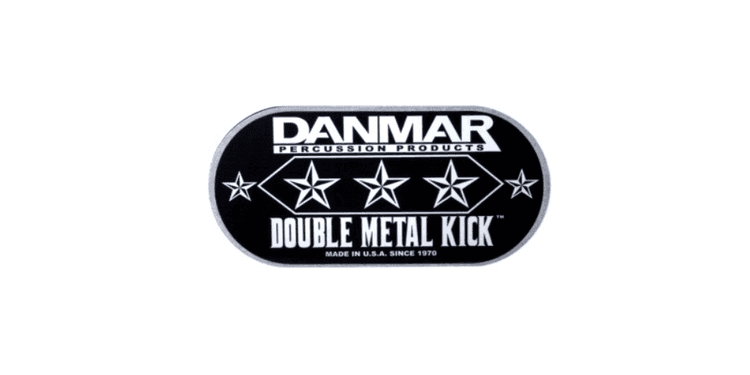 Danmar percussion double metal kick bass drum disc refuerzo doble para parche de bombo