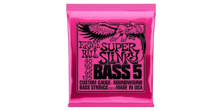 Ernie ball 2824 slinky cuerdas para bajo 40-125