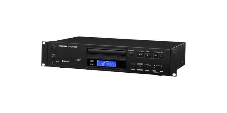 Tascam cd-200bt reproductor de cd y transmisor de audio bluetooth con códec aptx