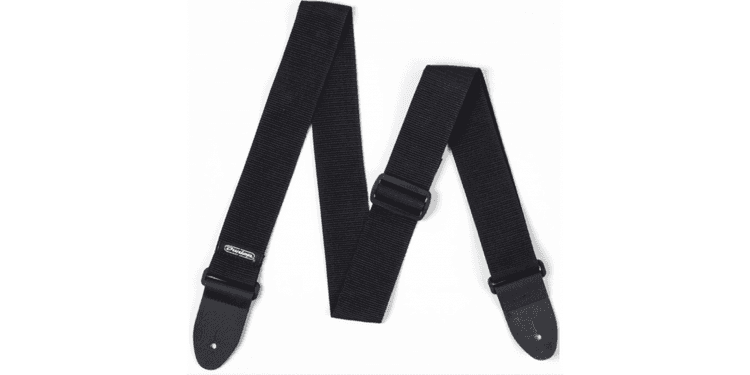 Dunlop d07-01bk poly strap correa para guitarra negra