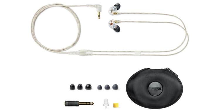 Shure se425 transparente auricular in-ear con aislamiento