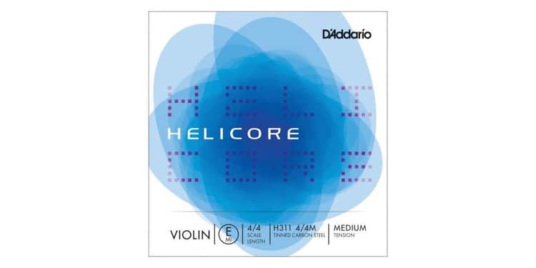 D´addario h311 cuerda suelta helicore mi (e) para violín 4/4, tensión media