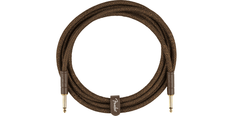 Fender paramount acoustic instrument brown cable de instrumento 3 metros