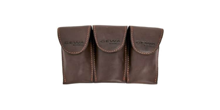 Gewa funda para boquilla trompa crazy horse triple marrón 720042