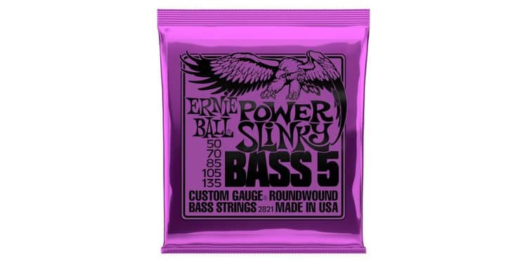 Ernie ball 2821 slinky cuerdas para bajo 50-135 p