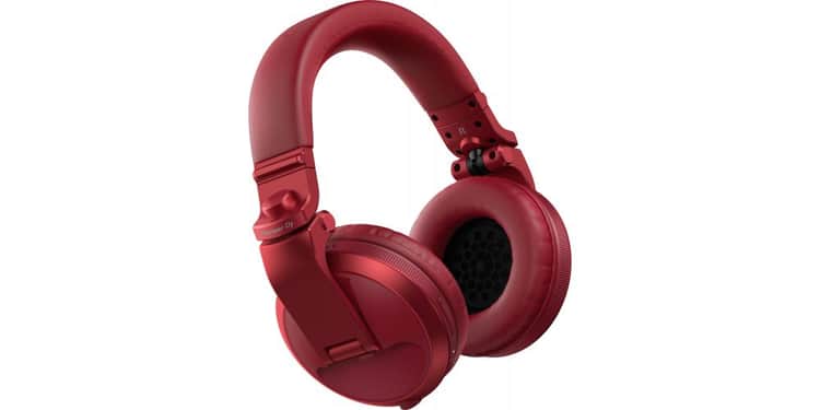 Pioneer dj hdj-x5bt r rojo auricular dj bluetooth