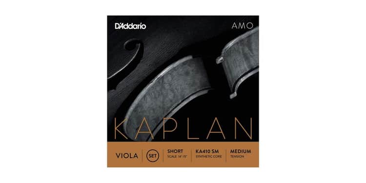 D´addario ka410 juego de cuerdas kaplan amo para viola, tensión media, escala corta