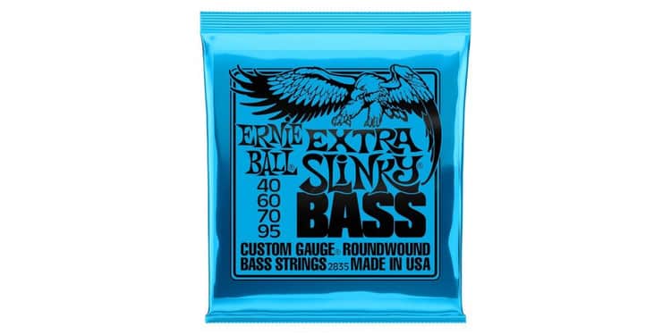 Ernie ball 2835 slinky extra cuerdas para bajo 40-95