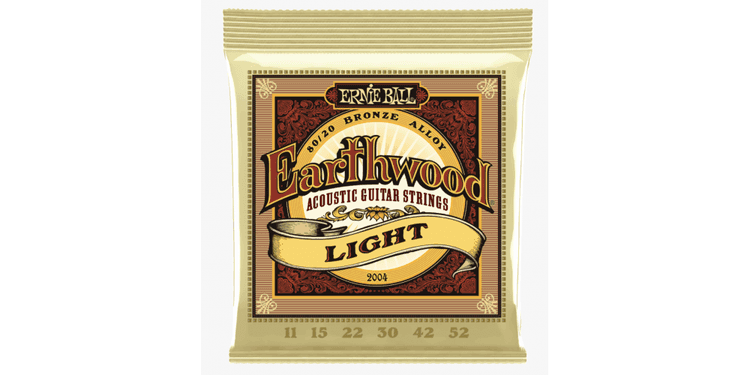 Ernie ball 2004 earthwood bronce light cuerdas para guitarra acústica 11-52