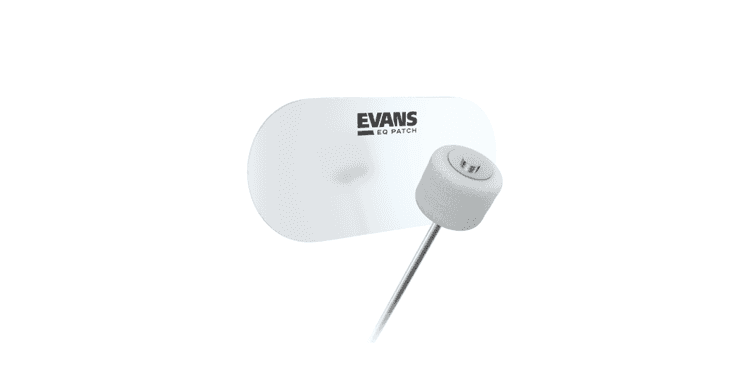 Evans eqpc2, parche, refuerzo bombo, kevlar, transparente