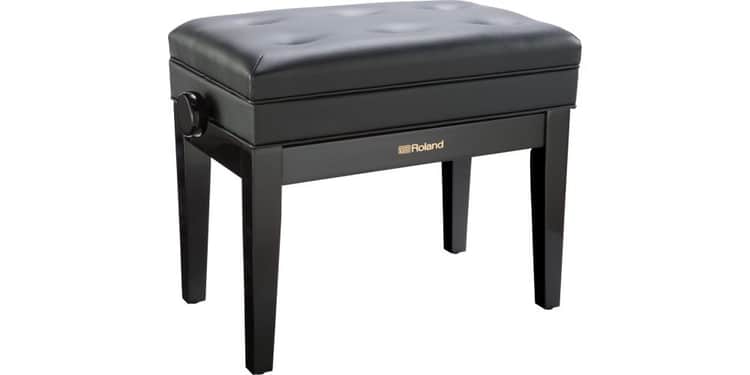 Roland rpb-400pe banco para piano negro brillante