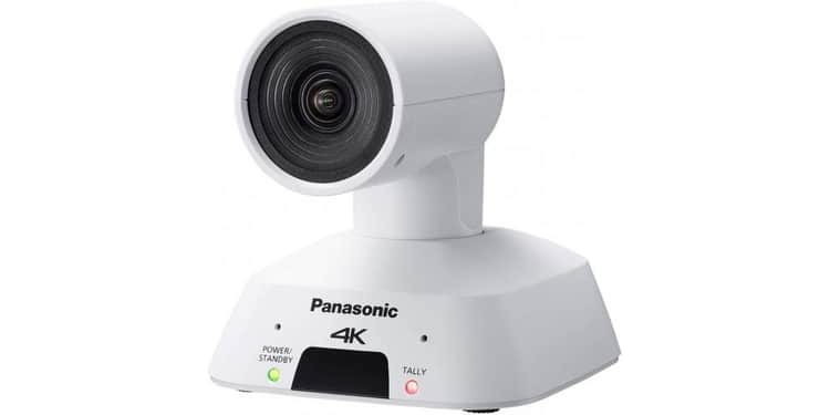 Panasonic aw-ue4wg cámara eptz 4k profesional blanco