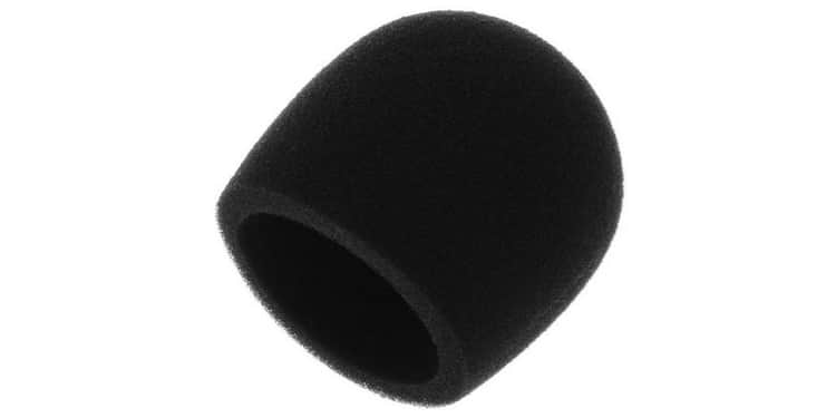 Shure a58ws paravientos para micrófono shure sm58 negro