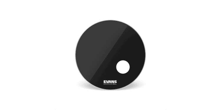 Evans bd22rb parche resonante negro para bombo de 22 eq3