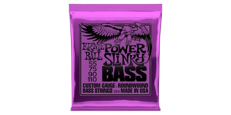 Ernie ball 2831 slinky power cuerdas para bajo 55-110