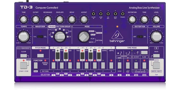 Behringer td-3-gp sintetizador analogico