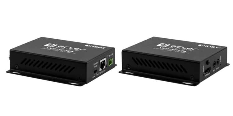 Ecler veo-xpt24 kit extensor 4k hdbaset 10.2gbps