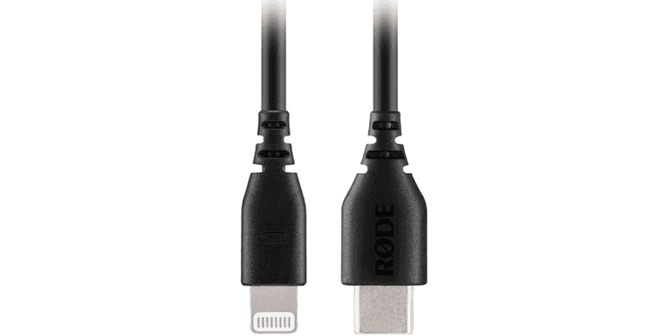 Rode sc21 cable lightning usb tipo c de 30 cm