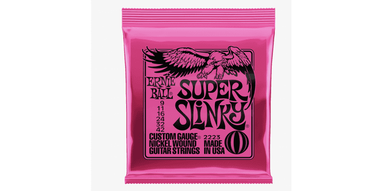 Ernie Ball 2223 Super Slinky Cuerdas Para Guitarra Eléctrica 9-42