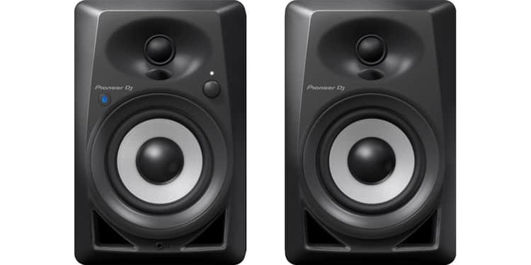 Pioneer dj dm-40bt monitores activos bluetooth pareja negro