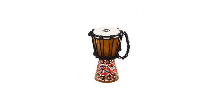 Meinl hdj5-xxs mini djembe 4 1/2 + 8 python