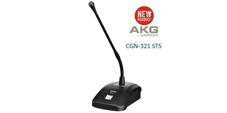 Akg cgn-321 sts microfono conferencias, flexo 30 cm., cgn321 sts