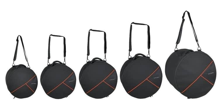 Gewa 231600 funda set batería premium 20x18, 10x9, 12x10, 14x14, 14x6,5 pulgadas