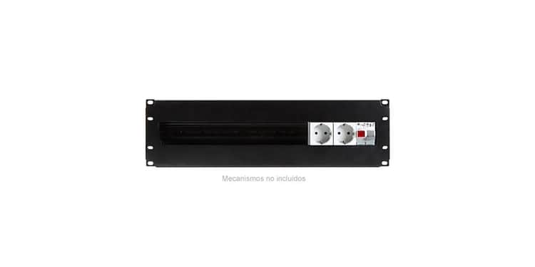 Fonestar frp-34mc tapa para rack con 2 enchufes