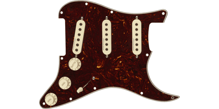 Fender golpeador pre-wired strat sss shell