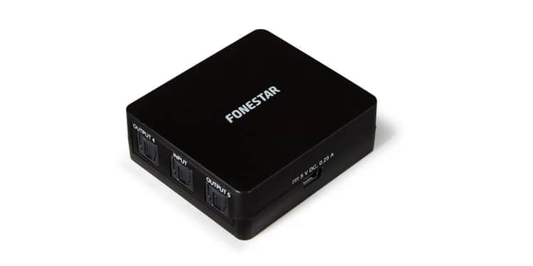 Fonestar fo-360 distiribuidor toslink 1x5