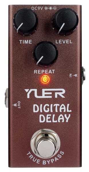 YUER DIGITAL DELAY Pedal de efectos para guitarra eléctrica
