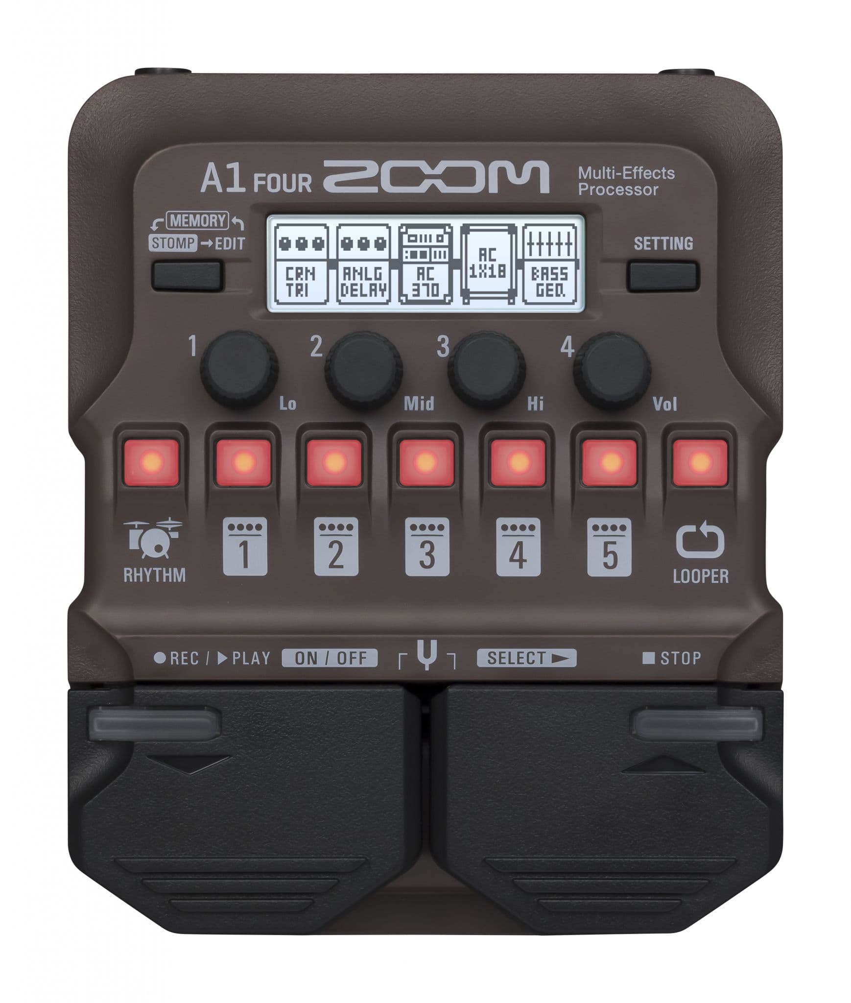 Zoom A1 Four Pedal Multiefectos para Guitarra Acústica