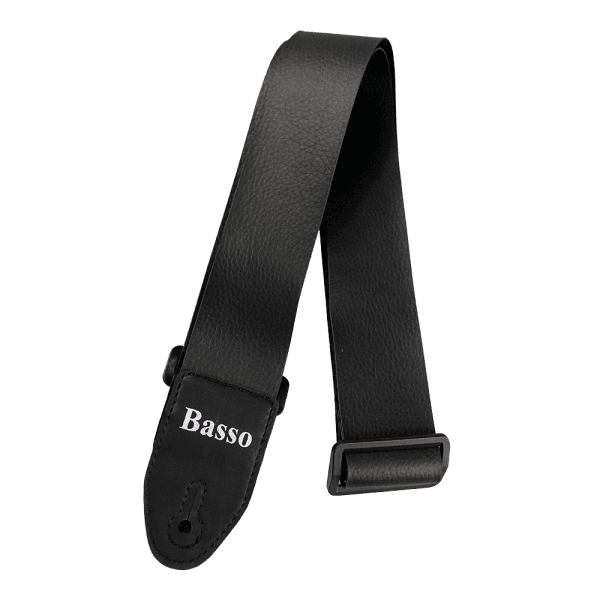 Basso NY01 Correa Para Guitarra Y Bajo Serie Básica Negra 5 Cm