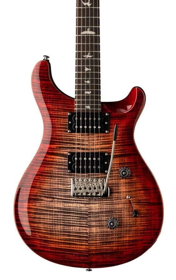 PRS SE Custom 24 Charcoal Cherry Burst Guitarra Eléctrica