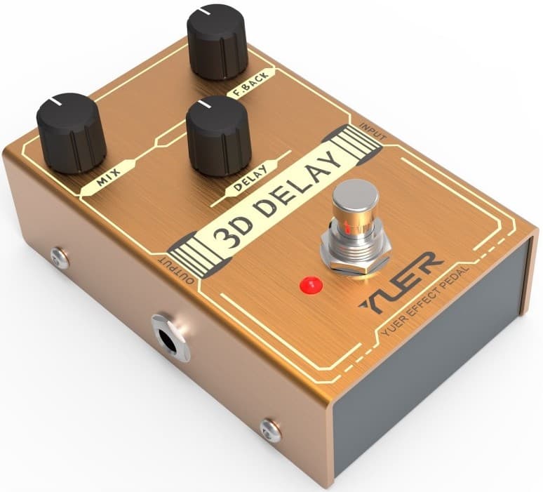YUER 3D DELAY Pedal de efecto