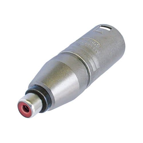 Neutrik NA2 MPMF Adaptador XLR Macho a RCA